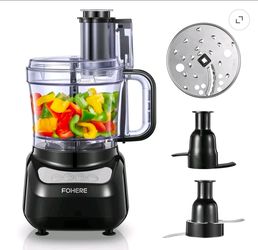 🔥✨ FOHERE 12-CUP FOOD PROCESSOR – $30 ✨🔥