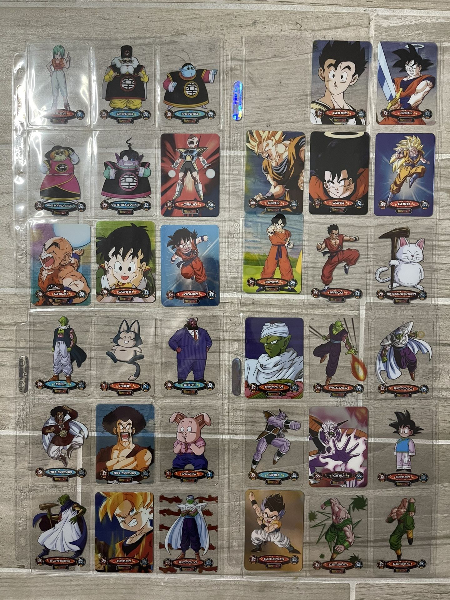Dragon Ball Z Cards Collection