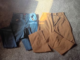 Bulwark FR Jeans and NWOT Carhatt Loose Fit Canvas Work Pants