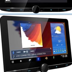 KENWOOD eXcelon Reference DMX1057XR 10.1" Digital Multimedia Bluetooth Car Stereo with USB, 10.1" Floating Touchscreen HD Display, AM/FM HD Radio, Dou