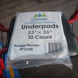 Brand New Underpads 16 Bags With 10 Pads I.n Each