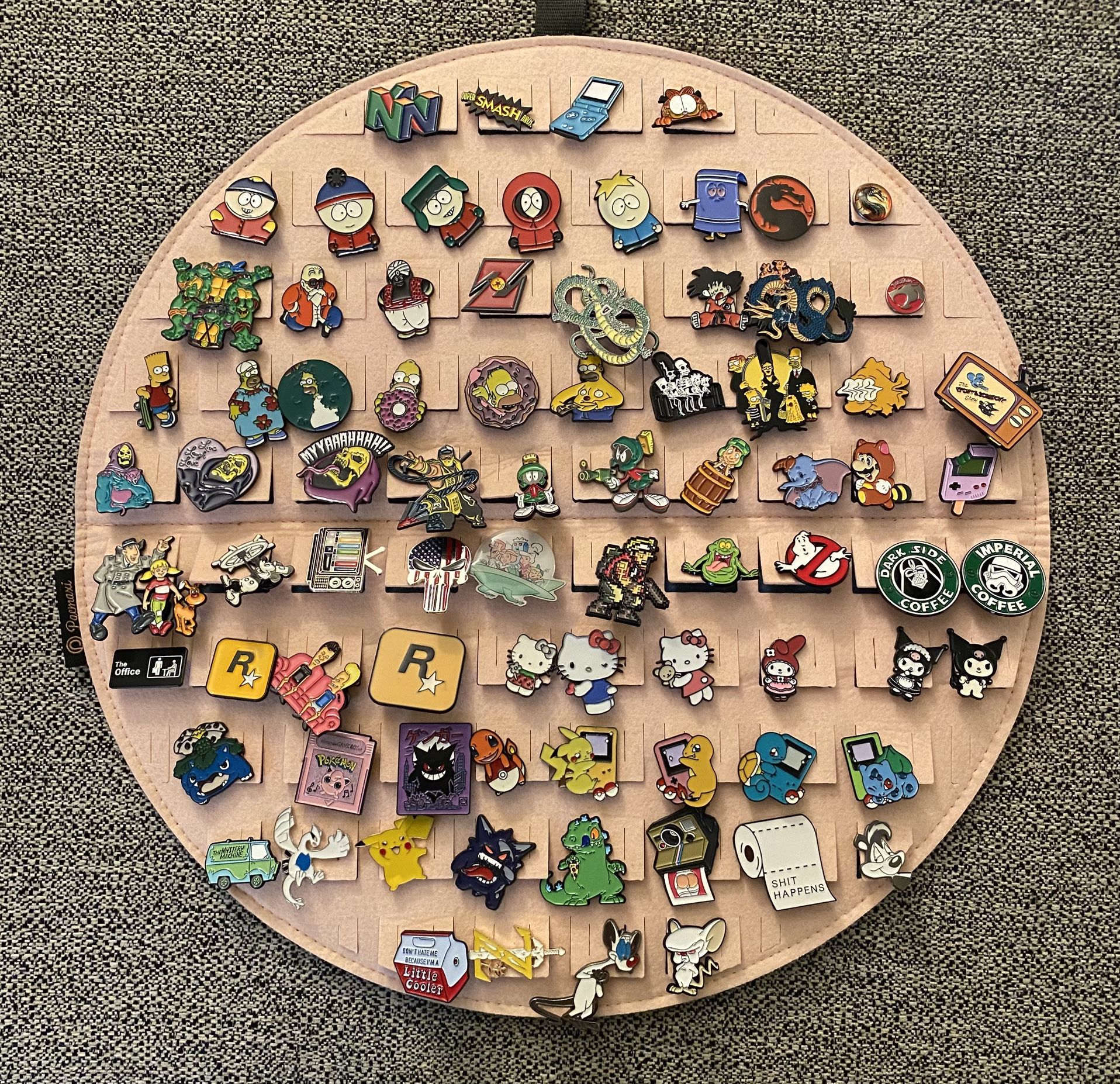 Anime Cartoon Pokemon Disney South Park Simpsons & More Enamel Pins