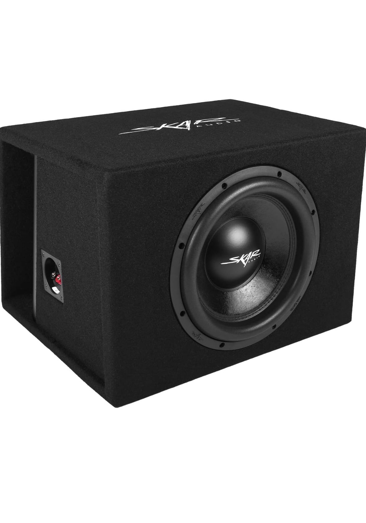 STINGER Single 12"700 Watt (RMS) Loaded Car Audio Subwoofer Enclosure | Ported Vented 1 Ohm Sub Box
