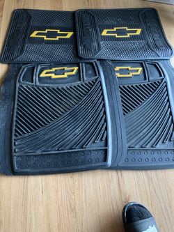4pc Front & Rear Rubber Floor Mats for Car