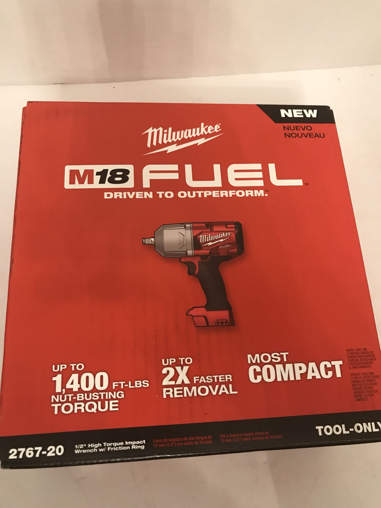 Milwaukee M18 FUEL Brushless 1/2 in Impact Wrench w/ Friction Ring