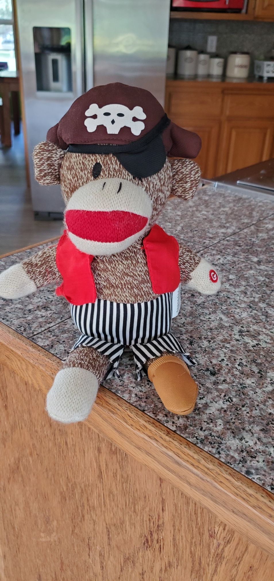 sock monkey about 6in
