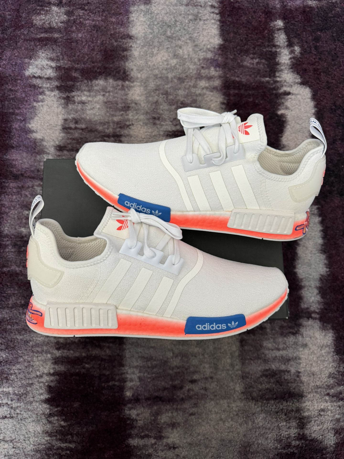 adidas NMD R1 Cloud White Orange