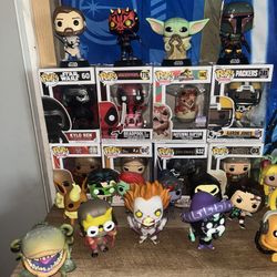 27 Funko Pops various Themes And Conditions