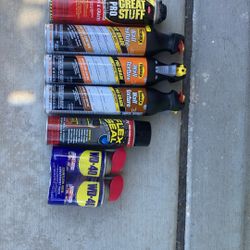 WD-40, Flex Seal, Foam Sealant, Wall Texture