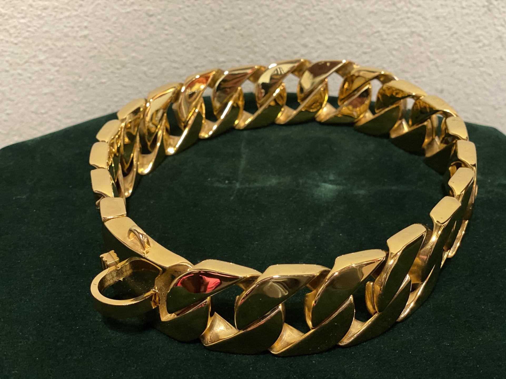 Cuban Chain Gold Color For Dogs