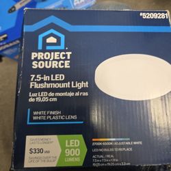 Project Source 7.5 Led Flush Mount 900 Lumens