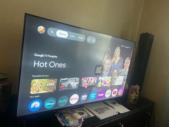 50” TCL tv with remote