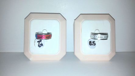 *~♥NeW StAiNlEsS StEeL RiNgS♥~*