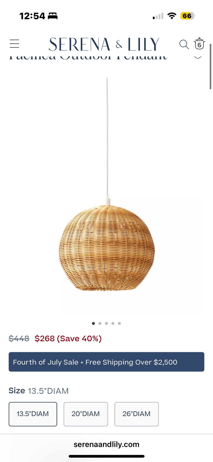 Pacific Outdoor Pendant (3) 13.5"DIAM