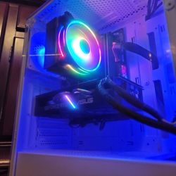 White gaming PC