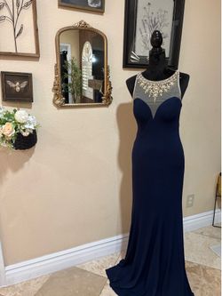 Woman’s party gown