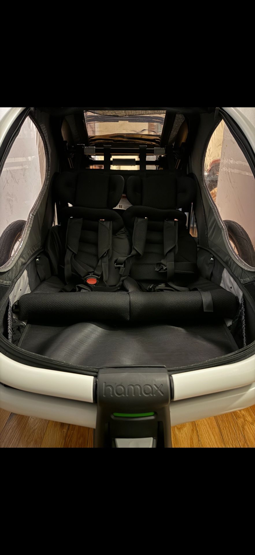 Hamax Outback 2 Double Stroller/jogger/Bike Attachment