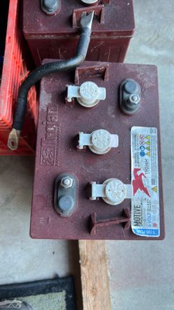 Trojan T-105 plus 6v batteries