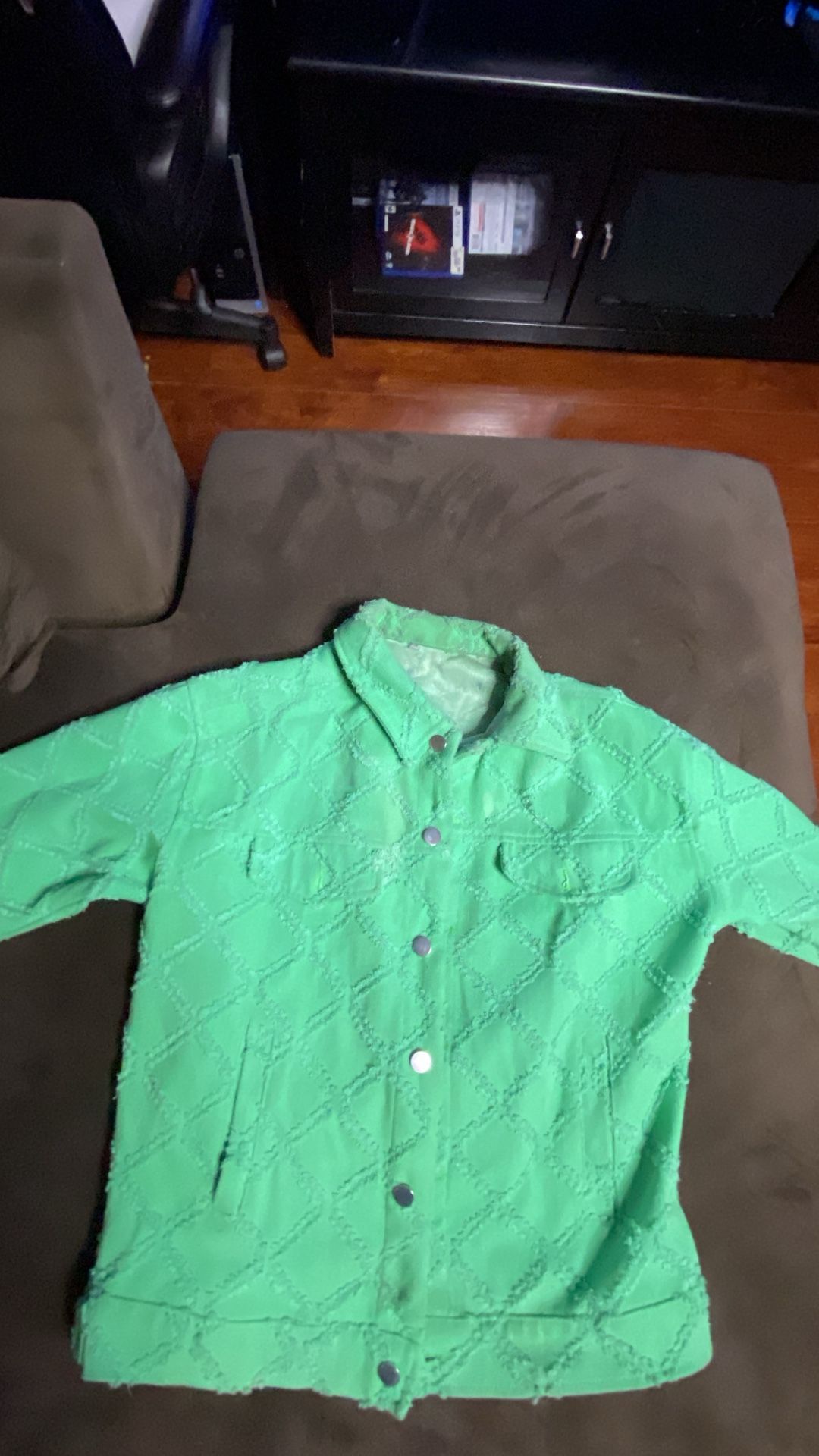 Green Jean Jacket
