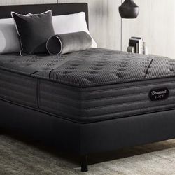 King Mattress BeautyRest Black L-Class Pillow Top Firm Advanced Collection With An All New Modern Design 16 Inches Direct From Factory