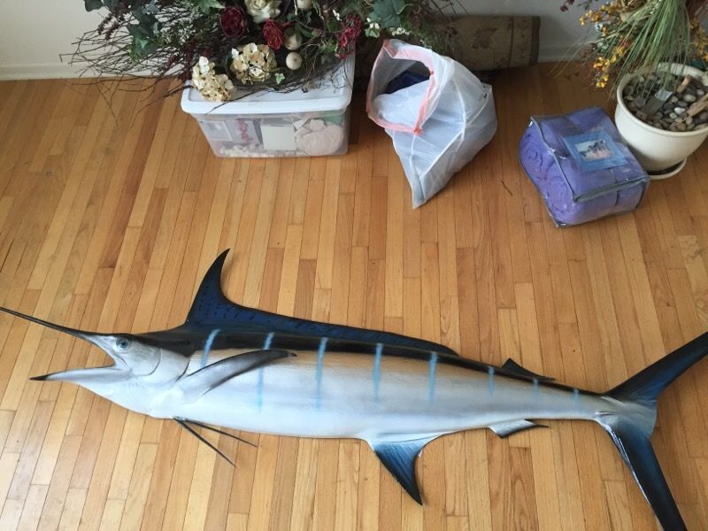 Plastic replica Marlin