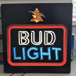 BUD LIGHT Lighted Sign