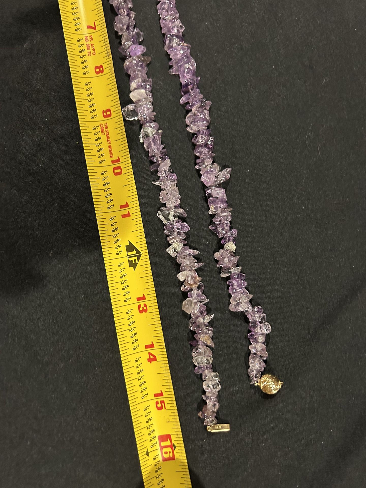 2 Amethyst matching set
