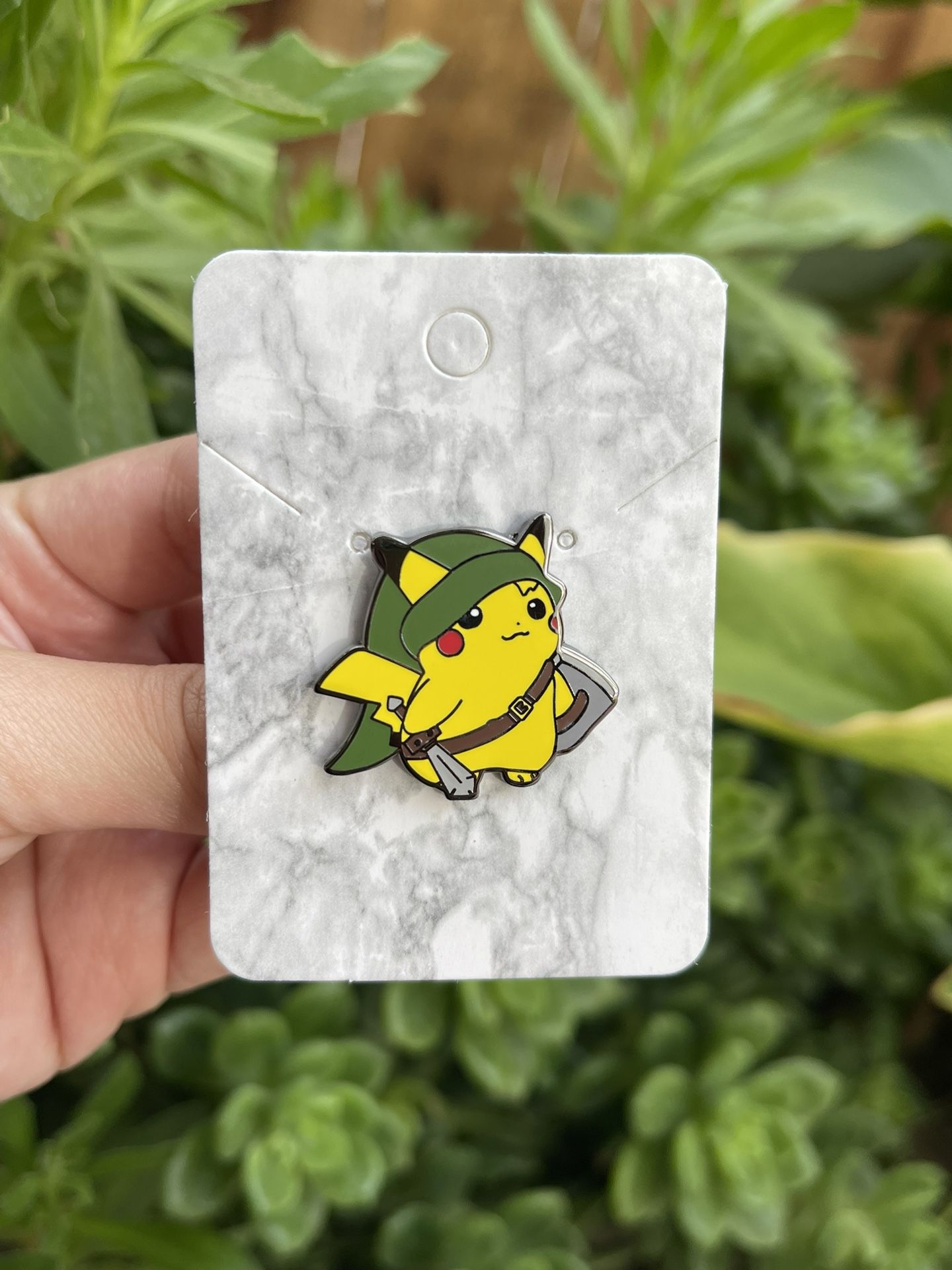 Pikachu X Link Zelda Pokemon Pin