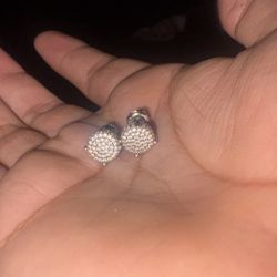 925 Silver Earrings Moissinite Diamonds