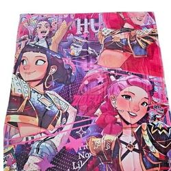 K-Pop Anime Idol Boys Blanket HUNTRX Soft Plush Throw