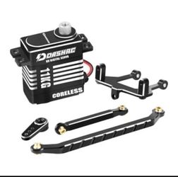 RC 11KG Digital Servo, High-Torque Metal Gear Coreless Motor Set for 1/18 Black