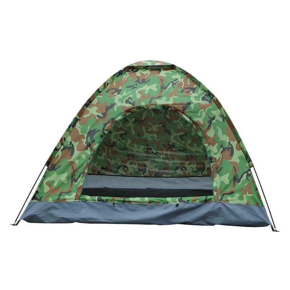 NEW Outdoor Camping Camo Tent 4 Season Hiking Folding Waterproof Folding Tent
