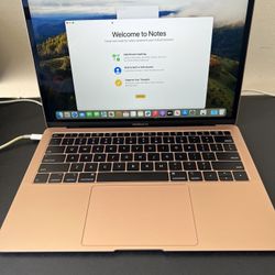 2019 13in Macbook Air Rose Gold (A1932) *Like new*