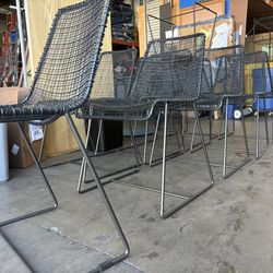 Office Chair Metal Woven Accent Chair 