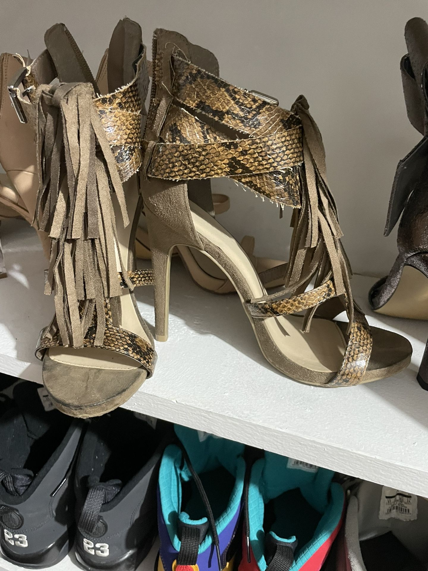 Heels With Fringes