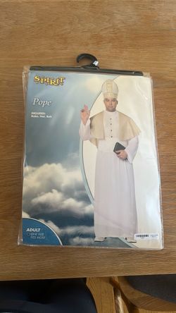 Adult one size Pope costume