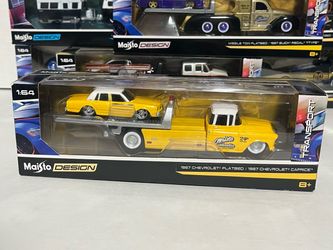 Maisto Design Elite Transport 1957 Chevrolet Flatbed / 1987 Chevrolet Caprice