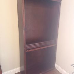 Wood bookcase $50