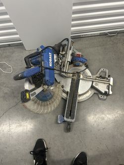 Kobalt Compact 7-1/4-in 10-Amp Single Bevel Sliding Compound Corded Miter Saw