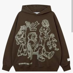 Oversized Graphic Hoodie Harajuku Vintage Jacket Hooded Pullover Sweatshirt For Women