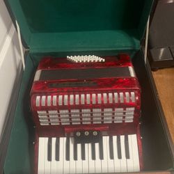 Honica Accordion Red 