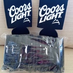 New Coors Light Koozies For 12oz Can Or Bottle 
