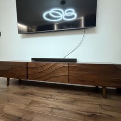 Custom Solid Wood Media Console