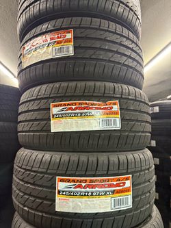 245/40/18 Arroyo (4) new tires installed