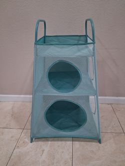 Blue storage organizer
