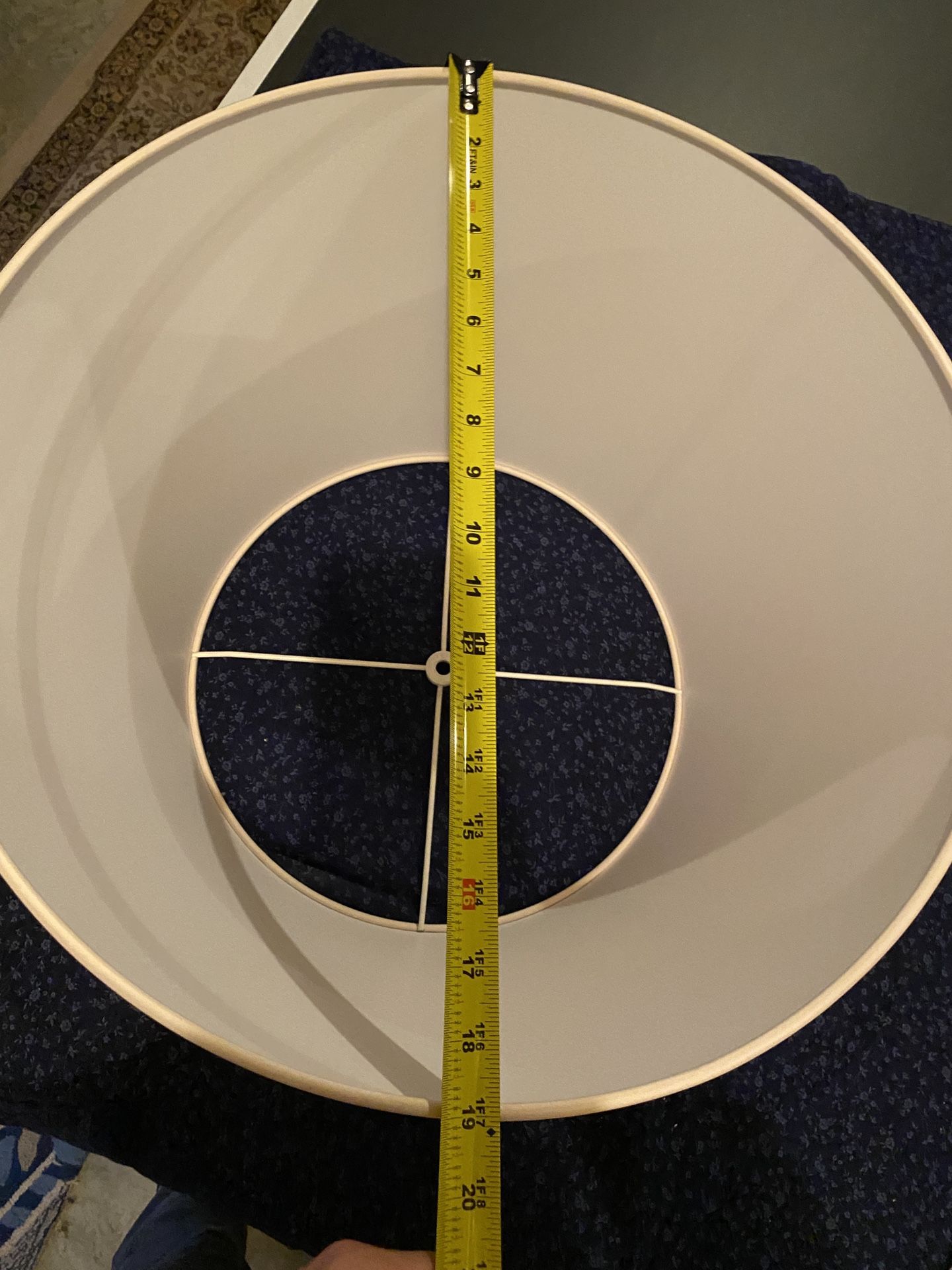 Brand new large lamp shade 19” wide, 14” high
