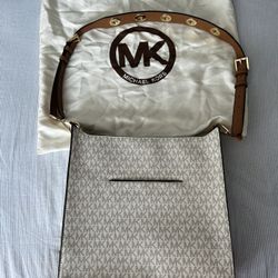 Michael Kors Leather Satchel Bag