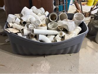 Two Large Bins of PVC - $100 or best offer