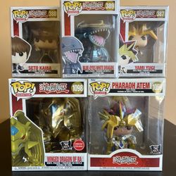 Yu-Gi-Oh Funko Pop Lot – 5 Figures 🃏🐉✨