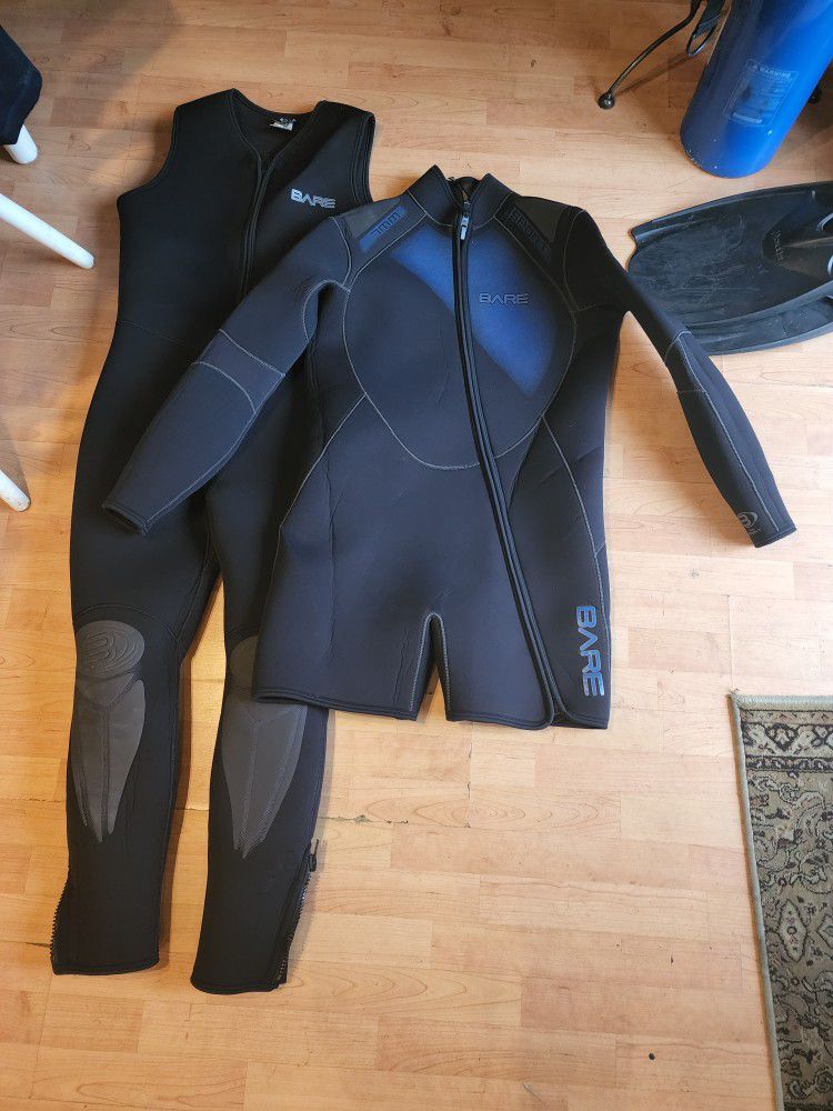 Bare 14mm Diving Wetsuit. double 7mm